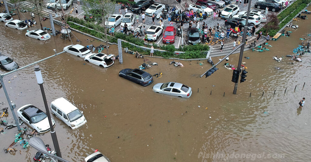 น้ำท่วมในภาคกลางของจีน